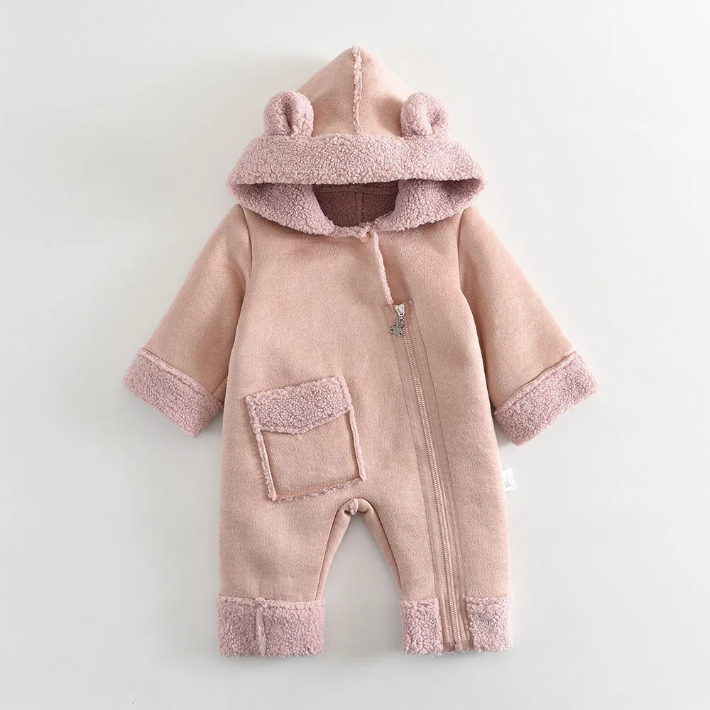 Winter Zipper Infant Jumpsuit