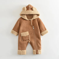 Winter Zipper Infant Jumpsuit