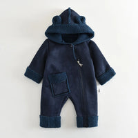 Winter Zipper Infant Jumpsuit