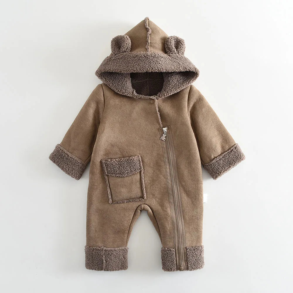 Winter Zipper Infant Jumpsuit