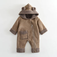 Winter Zipper Infant Jumpsuit