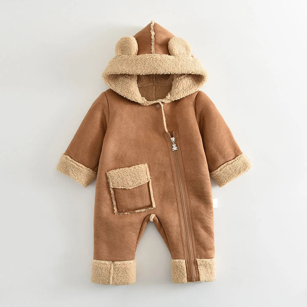 Winter Zipper Infant Jumpsuit