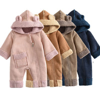 Winter Zipper Infant Jumpsuit