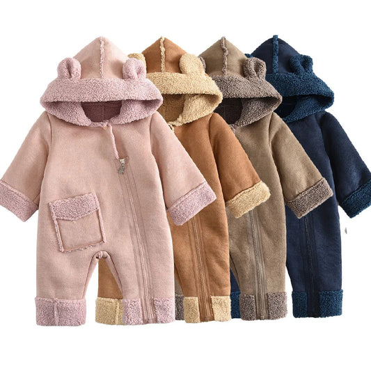 Winter Zipper Infant Jumpsuit